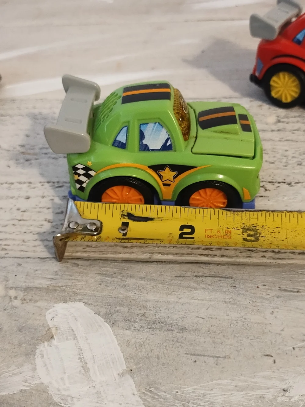 VTech Go Go Smart Wheels Revved Up Blue & Red Race Car Lot Of 3 very good
